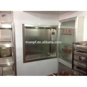 Mini alimentos elevador dumbwaiter para el hogar restaurante cocina